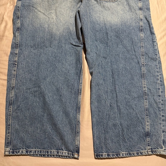 Good American Good Extreme Barrel Relaxed Fit Women's Jeans in Indigo 14/32 - Picture 8 of 13